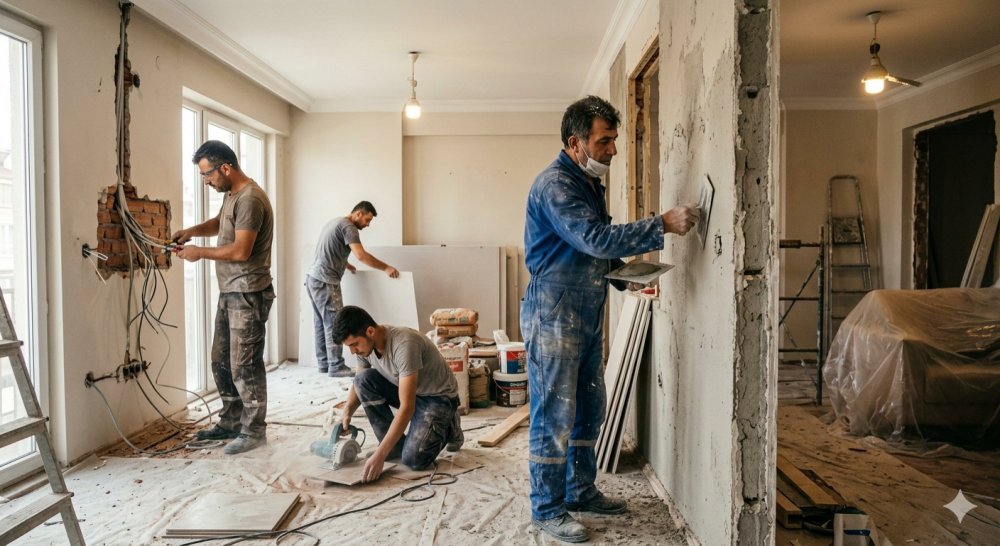 Taahhüt, Tadilat ve Dekorasyon